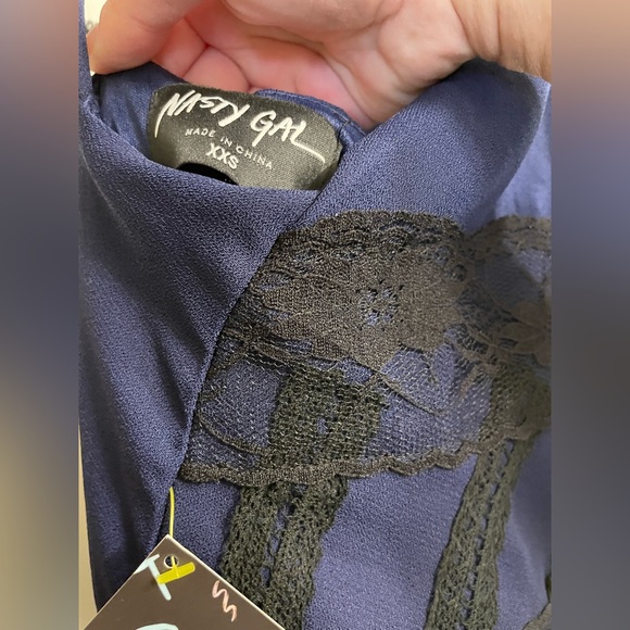 Nasty Gal wide leg halter romper xxs - Picture 9 of 10